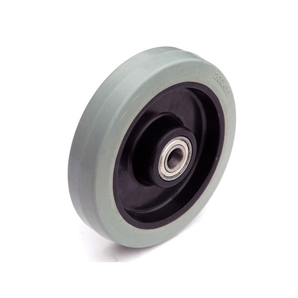 Roues REB DE REMPLACEMENT - ROUES ÉLASTIQUES bleu/gris avec centre en polyamide - ROUES DE TRANSPORT et INDUSTRIELLES - (Pack de 4) Roues REB DE REMPLACEMENT - ROUES ÉLASTIQUES bleu/gris avec centre en polyamide - ROUES DE TRANSPORT et INDUSTRIELLES - (Pack de 4)
